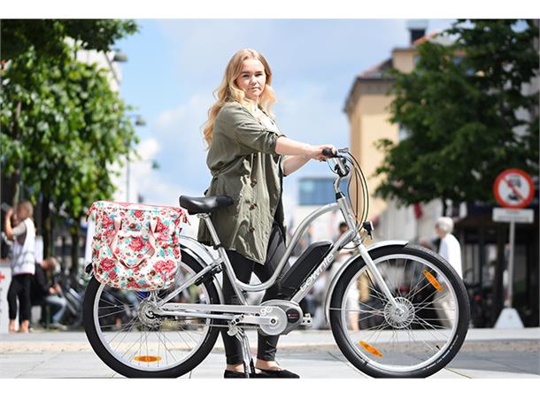 Electra Townie GO! 8i Bosch Elsykkel 2017 mod, 8 interne gir, Polished Silver 